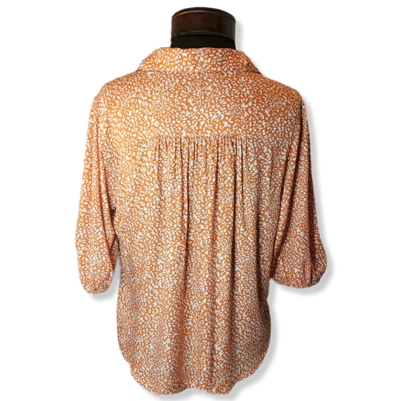 Free People Celia Printed Blouse Size: XS - Picture 7 of 15